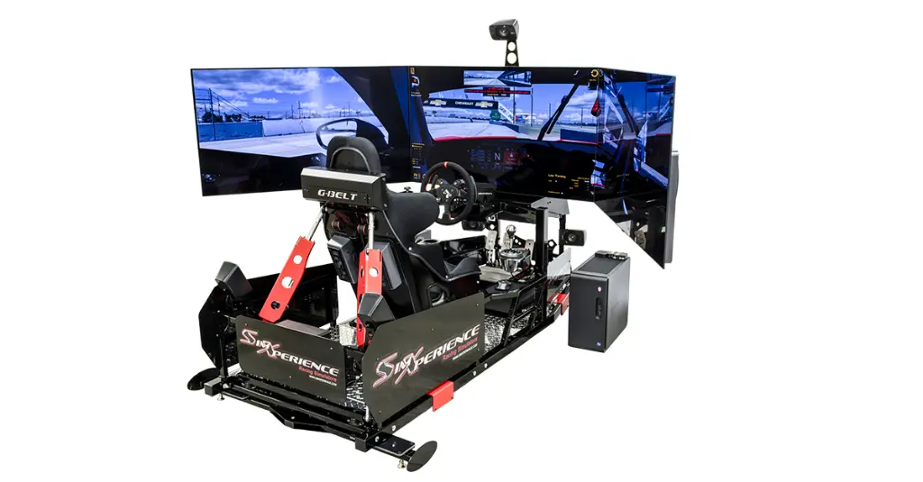 Stage 5 Full Motion Racing Simulator SimXperience® Full Motion Racing Simulator Technologies